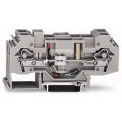 Złączka do kontroli doziemień 6mm2 48mm2 szara 282-141