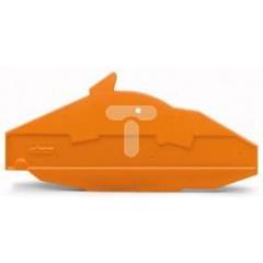 Ścianka końcowa i rozdzielająca szara, do złączki rozłączalnej 282-360 /10szt./