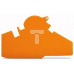 Ścianka końcowa szara z możliwością plombowania 282-392 /10szt./