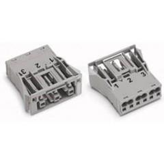 Gniazdo 3-biegunowe szare WINSTA MIDI 770-743/060-000 