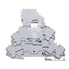 Złączka dwupiętrowa bezpiecznikowa z uchylną podstawką bezpiecznika 2002-2612