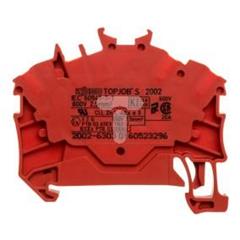 Złączka szynowa 3-przewodowa 2,5mm2 czerwona TOPJOBS 2002-6303 