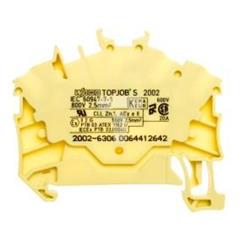 Złączka szynowa 3-przewodowa 2,5mm2 żółta TOPJOBS 2002-6306 