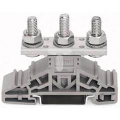 Złączka 3-sworzniowa M6 szara 885-306