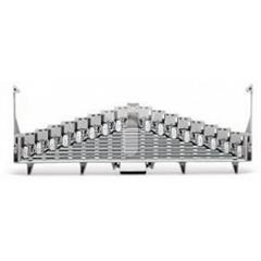 Złączka krosowa 8-piętrowa szara z zatrzaskami 727-129