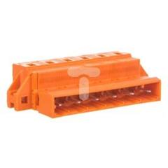 Wtyk MCS-MIDI Classic 6-biegunowy pomarańczowy raster 7,62mm 731-636/019-000