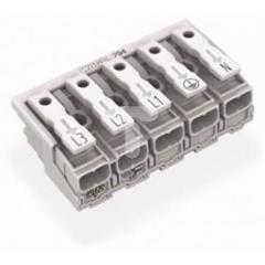 Złączka zasilająca 5-biegunowa bez stopek bez styku PE 294-4015