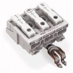 Złączka zasilająca 3-biegunowa bez stopek ze stykiem PE 294-4313 