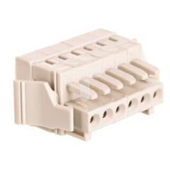 Gniazdo MCS-MINI Classic 6-biegunowe jasnoszare raster 3,5mm 734-106/037-000 