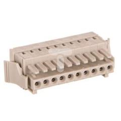 Gniazdo MCS-MINI Classic 10-biegunowe jasnoszare raster 3,5mm 734-110/037-000