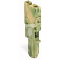 Gniazdo X-COM 1-przewodowe 1-biegunowe żółto-zielone 769-101/000-016