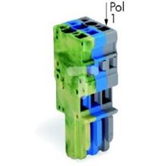 Gniazdo X-COM 1-przewodowe 3-biegunowe szare 769-103/000-039 