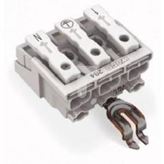 Złączka zasilająca 5-biegunowa bez stopek ze stykiem PE 294-4353