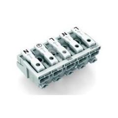 Złączka zasilająca 5-biegunowa bez stopek bez styku PE 294-4025