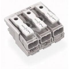 Złączka zasilająca 3-biegunowa bez stopek bez styku PE 294-4043