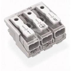 Złączka zasilająca 3-biegunowa bez stopek bez styku PE 294-4053