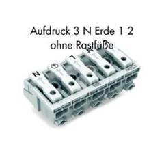 Złączka zasilająca 5-biegunowa bez stopek bez styku PE 294-4055