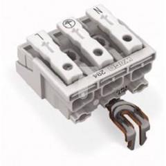 Złączka zasilająca 3-biegunowa bez stopek ze stykiem PE 294-4213