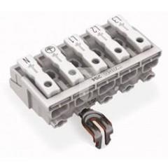 Złączka zasilająca 5-biegunowa bez stopek ze stykiem PE 294-4215 