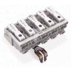 Złączka zasilająca 5-biegunowa bez stopek ze stykiem PE 294-4255