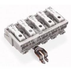 Złączka zasilająca 5-biegunowa bez stopek ze stykiem PE 294-4375