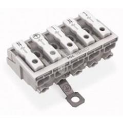 Złączka zasilająca 5-biegunowa bez stopek ze stykiem PE 294-4425