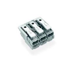 Złączka zasilająca 3-biegunowa ze stopkąmi bez styku PE 294-5003 