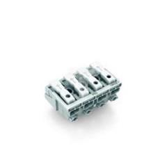 Złączka zasilająca 4-biegunowa ze stopkąmi bez styku PE 294-5004 