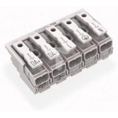 Złączka zasilająca 5-biegunowa ze stopkąmi bez styku PE 294-5035 