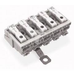 Złączka zasilająca 5-biegunowa ze stopkąmi z stykiem PE 294-5475 