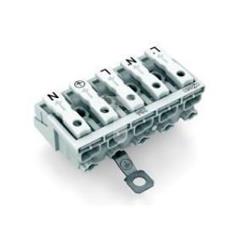 Złączka zasilająca 5-biegunowa ze stopkąmi z stykiem PE 294-5425 