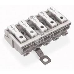 Złączka zasilająca 5-biegunowa ze stopkąmi z stykiem PE 294-5455 