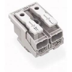 Złączka zasilająca 2-biegunowa bez styku PE Linect 294-8022 