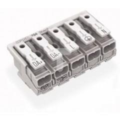 Złączka zasilająca 5-biegunowa bez styku PE Linect 294-8035 