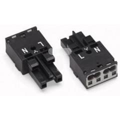 Gniazdo 2-torowe czarne kodowanie A 770-202 