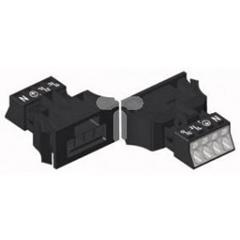 Wtyk 4-torowy SnapIn czarny WINSTA MINI 890-714