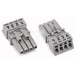 Gniazdo 4-biegunowe szare WINSTA MINI 890-244 