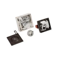 Napęd drzwiowy czerwono-żółty z blokadą NZM2-XTVDVR 260180