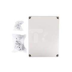 Puszka n/t hermetyczna pusta 245x185x95mm IP55 10-dławnic LIGHT biała EV-231