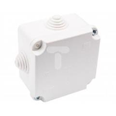 Puszka n/t hermetyczna pusta dla Cu do 2.5mm2 88x88x60mm IP55 biała PK-1 0224-00 /20szt./