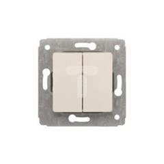 CARIVA Łącznik świecznikowy 10AX kremowy IP20 773705