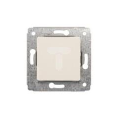 CARIVA Łącznik jednobiegunowy 10AX kremowy 773701