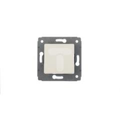 CARIVA Przycisk jednobiegunowy 1Z biały 773611