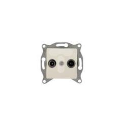 CARIVA Gniazdo antenowe TV/RD przelotowe białe 773634