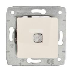 CARIVA Łącznik schodowy 10AX z podświetleniem kremowy IP20 773726