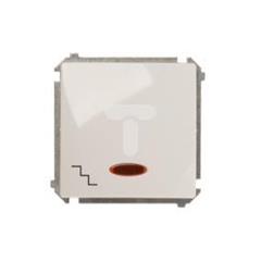 Simon Basic Łącznik schodowy z podświetleniem biały BMW6L.01/11 WMUL-061xxx-1011