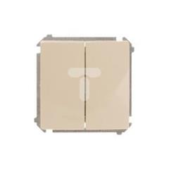 Simon Basic Łącznik schodowy podwójny beżowy BMW6/2.01/12 WMUL-0602xx-9011