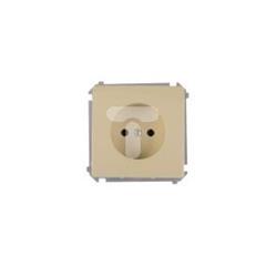 Simon Basic Gniazdo pojedyncze b/u 16A IP20 beżowe BMG1.01/12 WMUW-00100x-9021