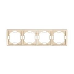 Simon Basic Standard Ramka poczwórna uniwersalna beżowa BMR4/12 WMYZ-04420x-9013