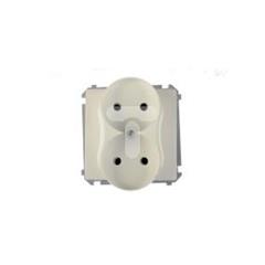 Simon Basic Gniazdo podwójne b/u 16A IP20 białe BMG2M.01/11 WMUW-00200M-1011